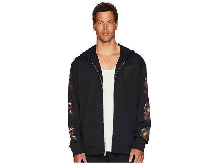 Puma Puma X Xo By The Weeknd Full Zip Aop Hoodie (puma Black) Men's Sweatshirt