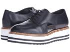 Summit By White Mountain Brody (black Leather) Women's Lace Up Casual Shoes
