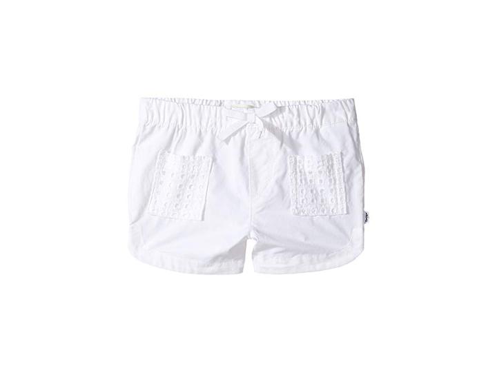 Levi's(r) Kids Dolphin Shorty Shorts (little Kids) (white) Girl's Shorts