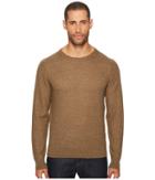 Todd Snyder Linen Cashmere Seed Stitch (dark Brown) Men's Clothing