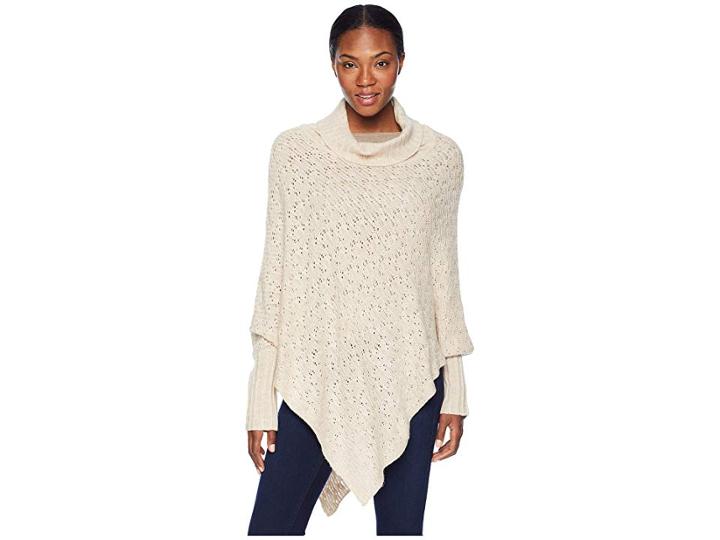Aventura Clothing Chelsea Poncho (heathered Oatmeal) Women's Sweater