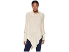 Aventura Clothing Chelsea Poncho (heathered Oatmeal) Women's Sweater