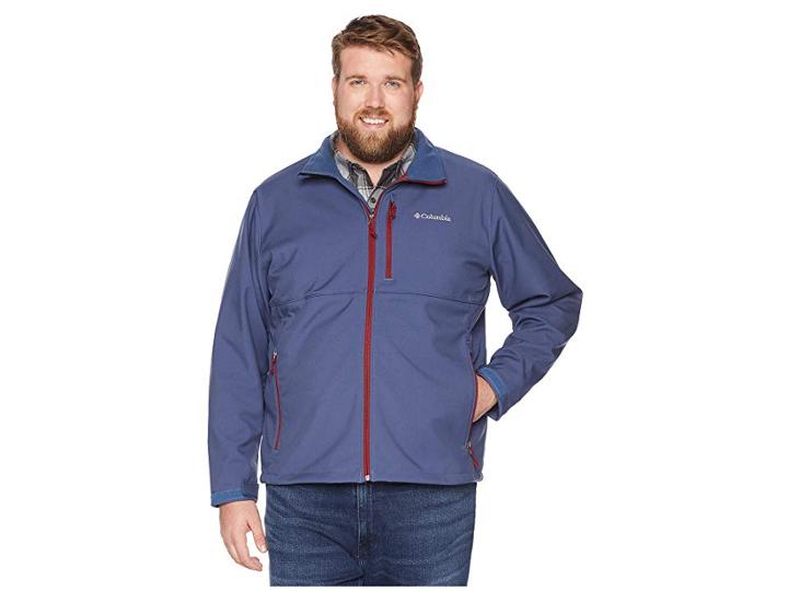 Columbia Big Tall Ascendertm Softshell Jacket (dark Mountain) Men's Coat