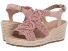 Soul Naturalizer Oasis (vintage Mauve Macrame/fabric/smooth) Women's Wedge Shoes