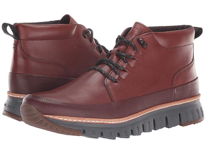 Cole Haan Zerogrand Rugged Chukka (hickory/goblin Blue/gum/magnet) Men's Shoes