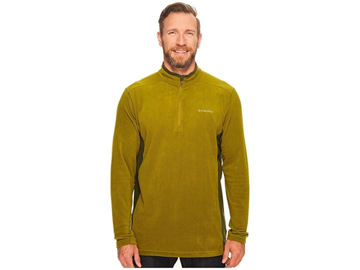 Columbia Big Tall Klamath Rangetm Ii 1/2 Zip (mossy Green/surplus) Men's Coat
