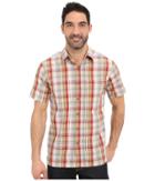 Royal Robbins Playa Plaid Short Sleeve Shirt (morocco) Men's Short Sleeve Button Up