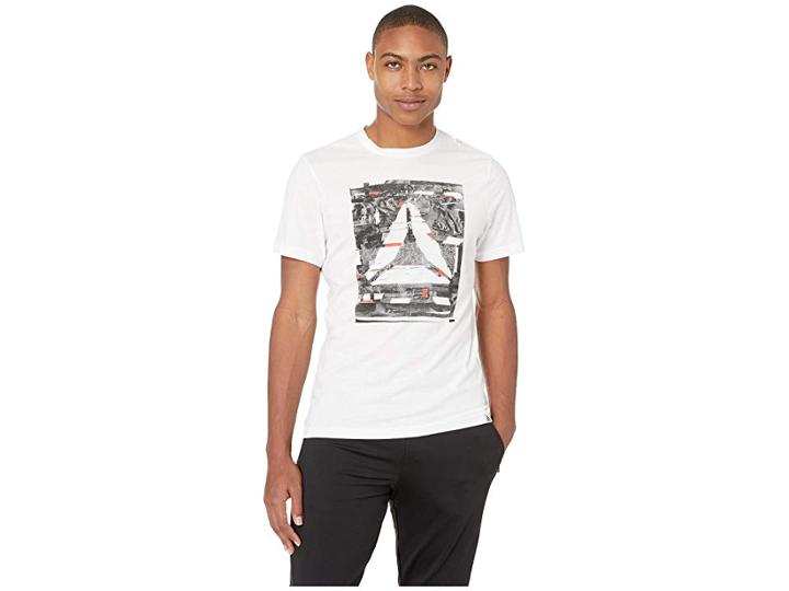 Reebok Gs Glitch Delta Tee (white) Men's T Shirt