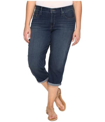 Levi's(r) Plus Shaping Capris (lavender Hill) Women's Jeans