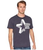 Tommy Jeans Retro Star T-shirt (black Iris) Men's T Shirt