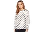 Vince Camuto Long Sleeve Smock Cuff Spotlight Melody Blouse (antique White) Women's Blouse