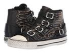 Ash Verso (nappa Wax Black/rose Gold/antic Silver Studs) Women's Shoes