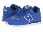 New Balance Kids Pc574v1 (little Kid) (royal/glow In The Dark) Boys Shoes