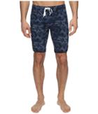 2(x)ist Jogger Slim Boardshorts (camo Navy) Men's Swimwear