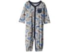Mud Pie Whale Convertible Sleeper (infant) (gray) Boy's Jumpsuit & Rompers One Piece