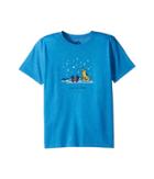 Life Is Good Kids Awesome Jake And Rocket Cool Tee (little Kids/big Kids) (marina Blue) Boy's T Shirt