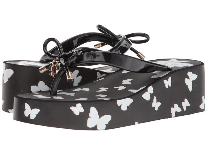 Kate Spade New York Rhett (black/white Ditsy Butterfly) Women's Shoes