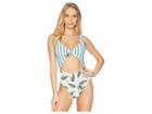 The Bikini Lab Pineapple One-piece (aqua) Women's Swimsuits One Piece