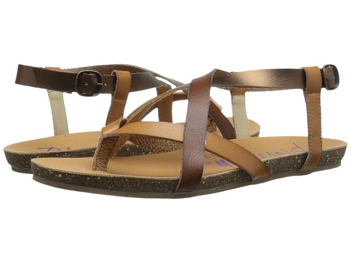 Blowfish Granola (desert Sand/bronze/whiskey Dye) Women's Sandals