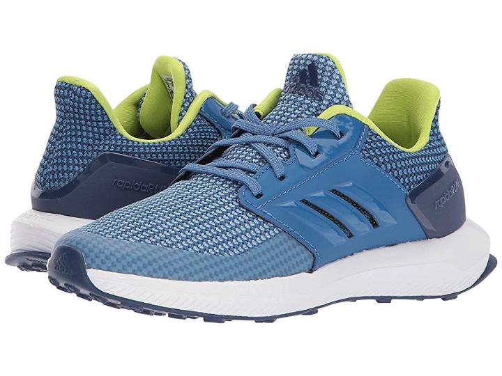 Adidas Kids Rapidarun (little Kid/big Kid) (ash Blue/trace Royal/noble Indigo) Boys Shoes