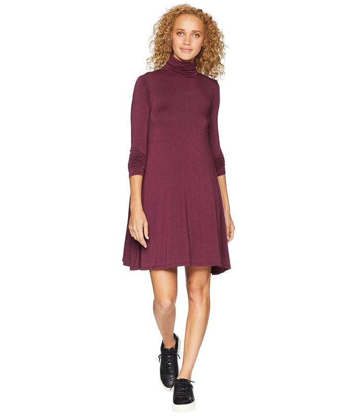 Lamade Penny Turtleneck Dress (acai) Women's Dress