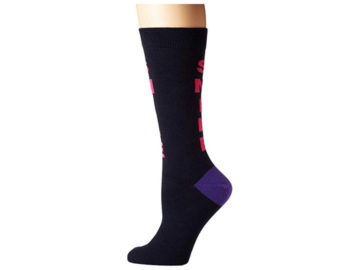 Paul Smith Scribble Sock (navy) Men's Crew Cut Socks Shoes