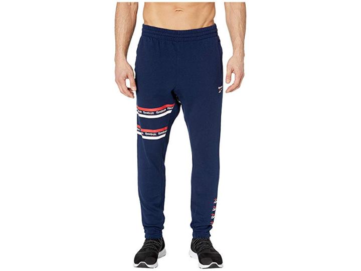 Reebok Classics Vector Graphic Pants (collegiate Navy) Men's Casual Pants
