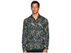 The Kooples Shirt With A Classic Collar (dark Navy Camel) Men's Long Sleeve Button Up