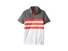 Adidas Golf Kids 3-stripe Fashion Polo (big Kids) (hi-res Red) Boy's Clothing