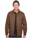 Vissla Cronkite Ii Quilted Shirt Jacket (java) Men's Coat