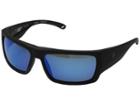 Spy Optic Rover (soft Matte Black/happy Gray Green Polar W/ Dark Blue Spectra) Fashion Sunglasses