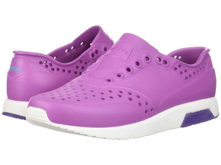 Native Kids Shoes Lennox (little Kid) (peace Purple/shell White/petal Purple) Girls Shoes