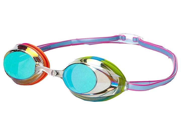 Speedo Vanquisher 2.0 Mirrored Goggle (clear/rainbow/brights) Water Goggles