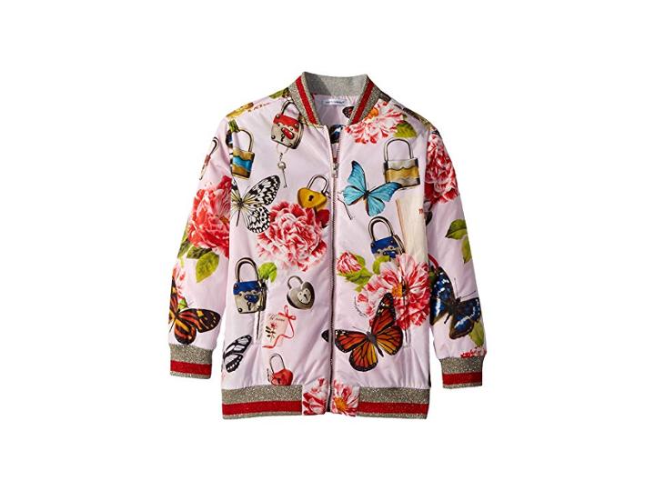 Dolce & Gabbana Kids Blouson (little Kids) (pink Print) Girl's Clothing