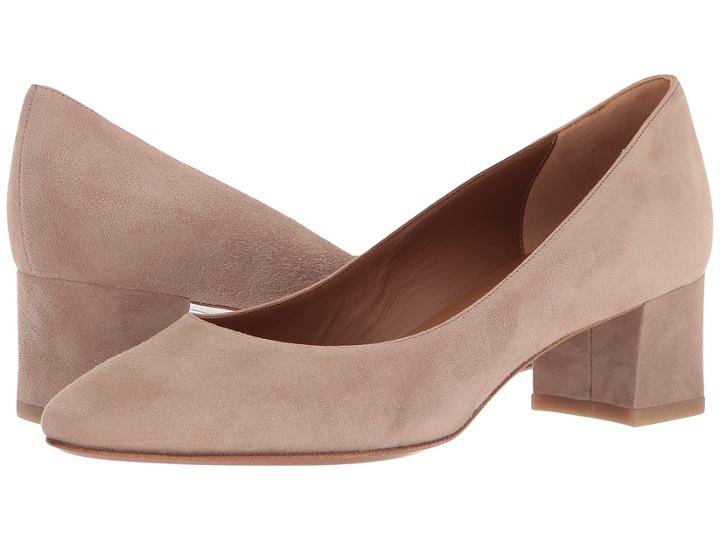 Aquatalia Pheobe (nude Suede) Women's 1-2 Inch Heel Shoes