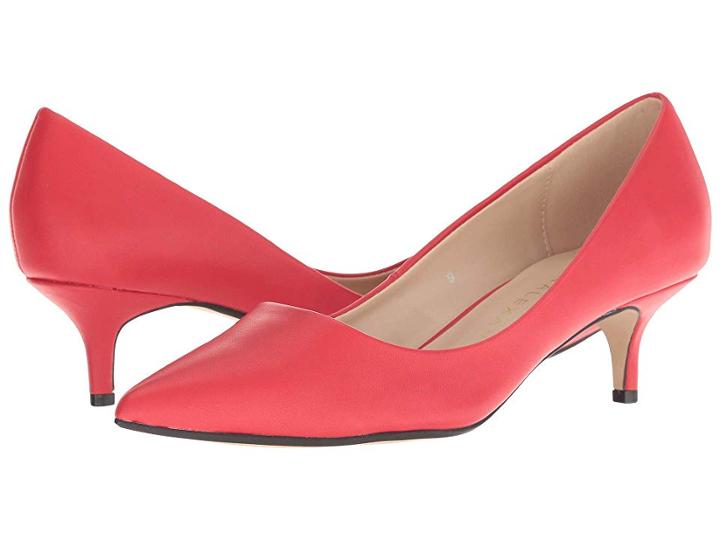 Athena Alexander Target (red Leather) Women's 1-2 Inch Heel Shoes