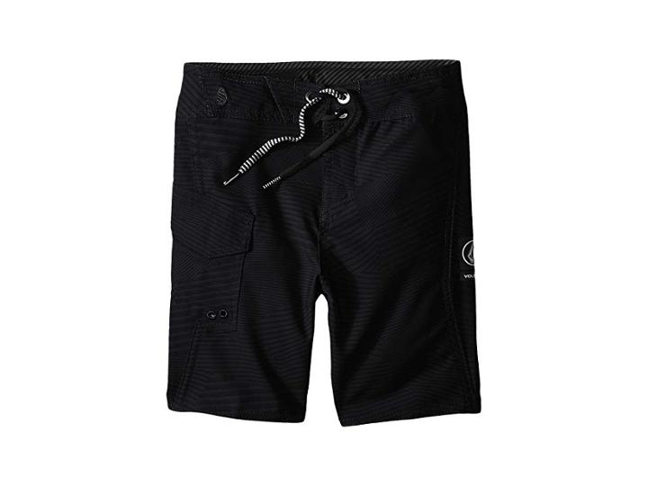 Volcom Kids Stone Mod Boardshorts (toddler/little Kids) (black) Boy's Swimwear