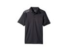 Adidas Golf Kids 3 Stripe Polo (big Kids) (carbon) Boy's Short Sleeve Pullover