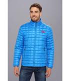 The North Face Thermoball Full Zip Jacket (drummer Blue/tnf Red) Men's Coat