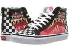 Vans Kids Sk8-hi Zip (little Kid/big Kid) ((race Flame) Black/racing Red/true White) Boys Shoes
