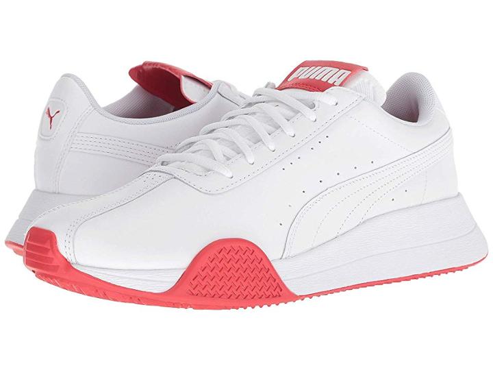 Puma Turin Futro Leather (puma White/high Risk) Men's Shoes