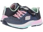 Skechers Kids Double Strides Duo Dash 81459l (little Kid/big Kid) (navy/pink) Girl's Shoes
