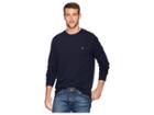 Polo Ralph Lauren Double Knit Jersey Long Sleeve Knit (aviator Navy 1) Men's Long Sleeve Pullover