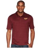 Champion College Virginia Tech Hokies Textured Solid Polo (maroon) Men's Short Sleeve Pullover