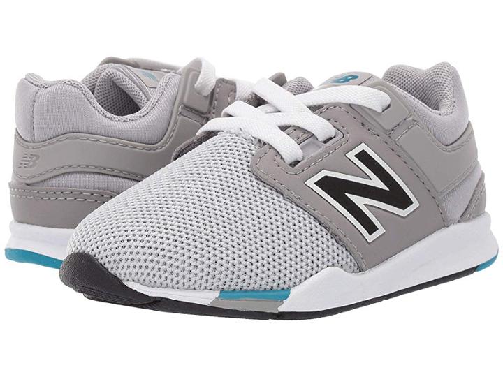 New Balance Kids Ih247v2 (infant/toddler) (rain Cloud/deep Ozone Blue) Boys Shoes