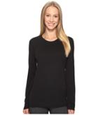 Adidas Ultimate Long Sleeve Tee (black/black) Women's Long Sleeve Pullover