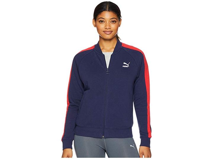 Puma Classics T7 Track Jacket (peacoat) Women's Coat