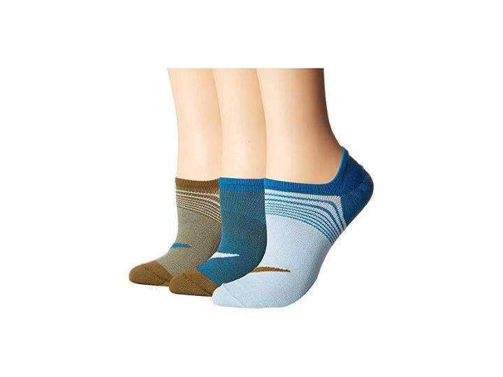 Nike 3-pair Pack Lightweight Footie (multicolor 18) Women's No Show Socks Shoes