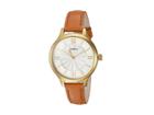 Timex Peyton Leather Strap (brown/gold Tone/silver Tone) Watches