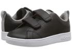 Adidas Kids Vs Advantage Clean Cmf (infant/toddler) (black/grey 3) Kids Shoes